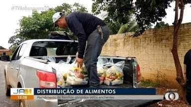 JA 1ª Edição TO Famílias atingidas por enchentes recebem cestas