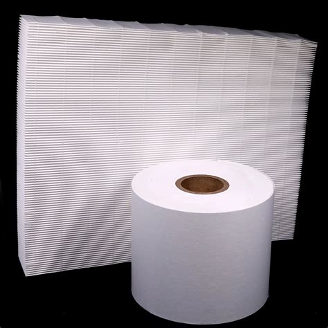 High Efficiency H Grade Fiberglass Air Filter Paper Glass Fiber Media