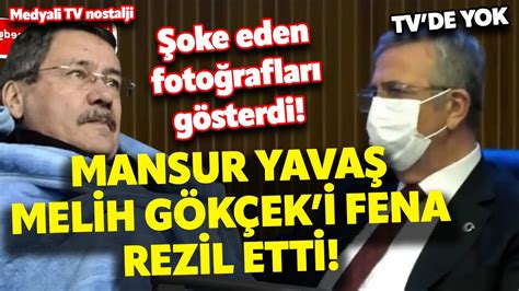 Mansur Yavaş Melih Gökçek i canlı yayında rezil etti Şok ifşalarını