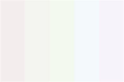 Pale Rainbow Whites Color Palette