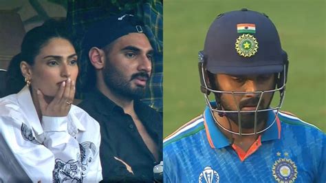 Athiya Shetty Left Disappointed As Kl Rahul Falls For Runs At Cwc