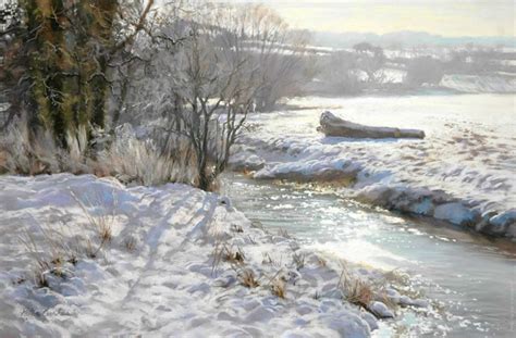 Peter Barker Painting | Winter landscape painting, Winter painting ...