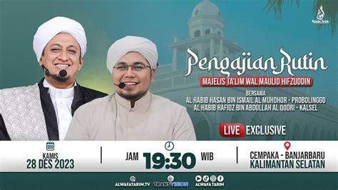 🔴live Banjarbaru Pengajian Rutin Majelis Ta Lim Wal Maulid Hifzuddin Youtube