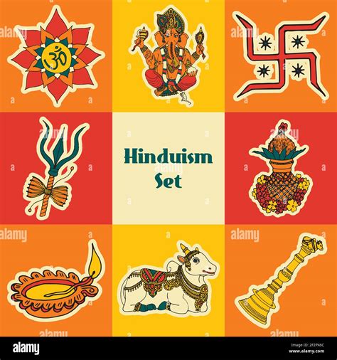 India Viajes Cultura Tradicional Hinduismo S Mbolos Decorativos Dibujos