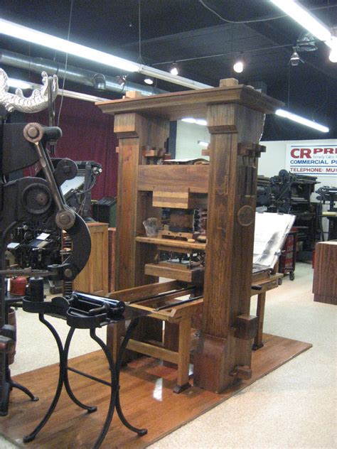 International Printing Museum. Press 1. – Wooden printing presses