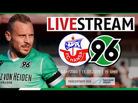 Re Live Hansa Rostock Vs Hannover Youtube