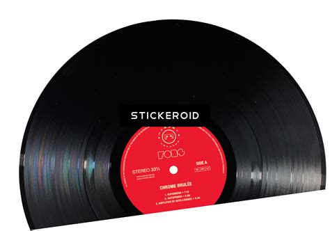 Download Vinyl Record With Red Label