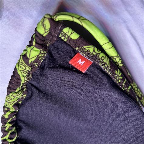 Y2k Beaded Bikini Green Super Cute And In Great Depop