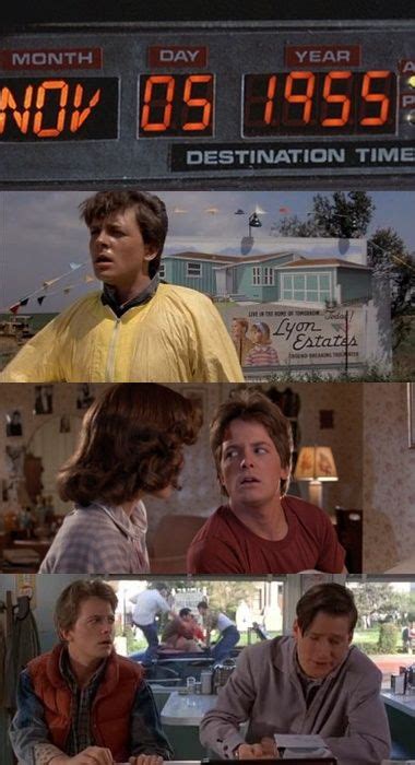 Marty Seeing His Parents In Back To The Future The Future Movie