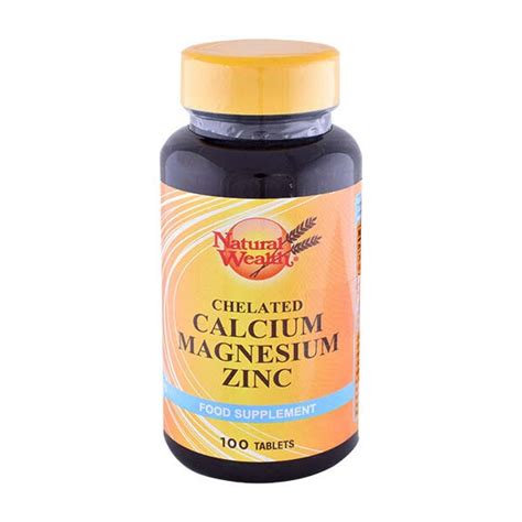 Natural Wealth Kalcijum Magnezijum Cink 100 Tableta