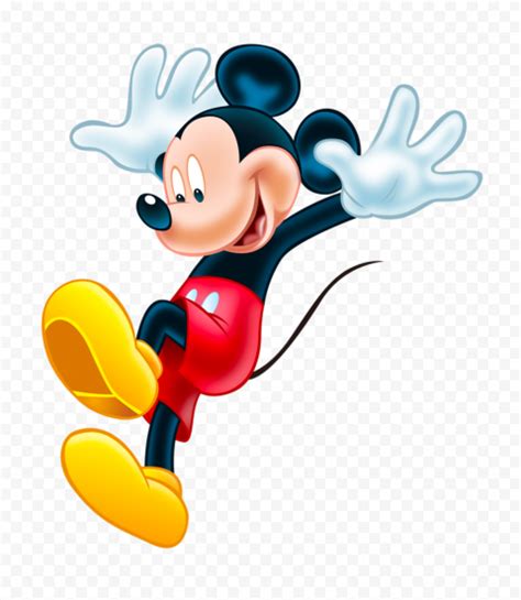 Mickey Mouse Character Jumping Png Image Citypng