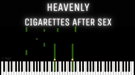 Cigarettes After Sex Heavenly PIANO COVER YouTube