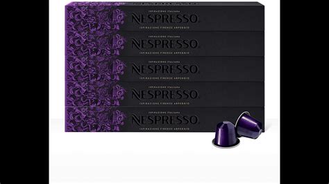 Nespresso Café Ispirazione Firenze Arpeggio Paquete De 50 Cápsulas De Sistema Original Youtube