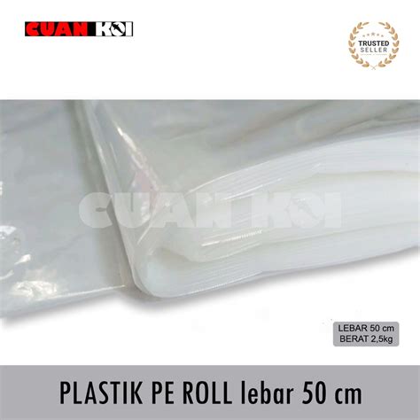 Jual Plastik Packing Ikan Koi Lebar 50cm Tebal 08 Shopee Indonesia