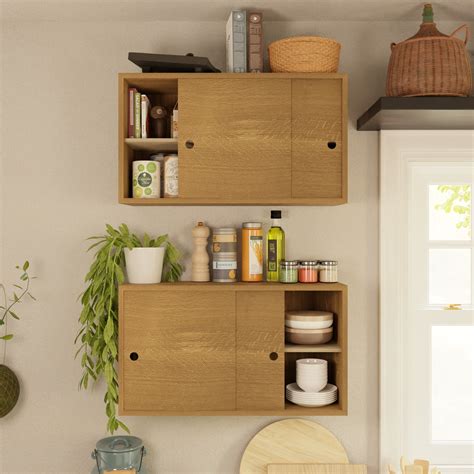 Floating Storage Shelves And Cabinets Handmade In Usa Krovel Furniture Co