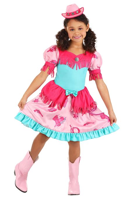 Kid S Pastel Pink Cowgirl Costume Cowgirl Costumes