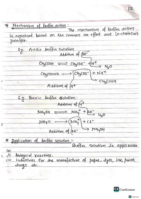 Solution Buffer Solution And Types Of Salt Studypool