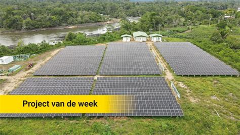 Solar Magazine Project Van De Week Dorpen In Suriname Verwelkomen