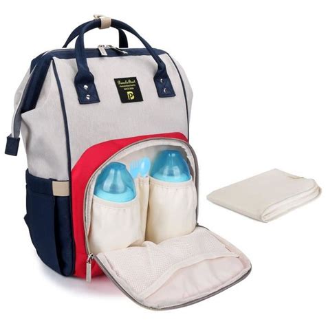 Sac à Dos à Langer Bébé Imperméable en Oxford Grande capacité 55L avec