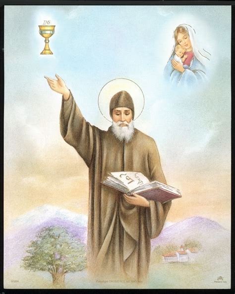 8 X 10 Catholic Art Print Picture Saint Charbel St Charbel