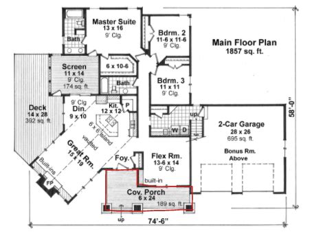 Large Bungalow Floor Plans