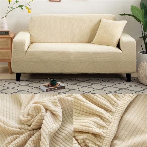 Housse De Canapé Beige Microfibre Housse Univers