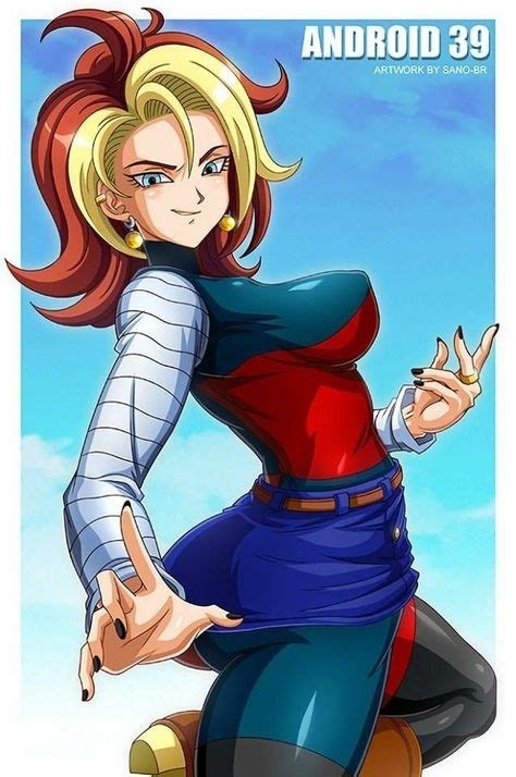 Dragon Ball Z Fan Art Android 39 Dragon Ball Dragon Ball Z Female Dragon