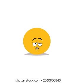 Yellow Emotion Cartoon Character Icon Stock Vector (Royalty Free ...