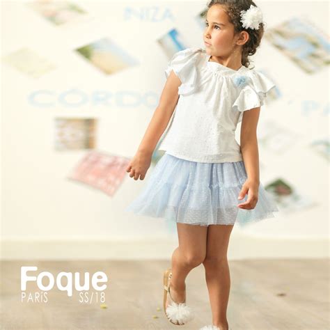 Foque Moda Infantil Colección Ss18 París Talla 1 14 Años Moda Infantil Moda Ropa