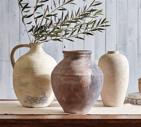 Artisan Hand Painted Earthenware Vases | Pottery Barn Australia