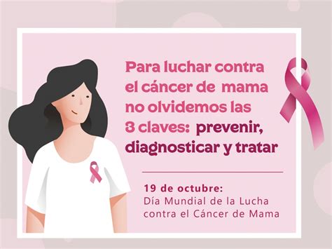 19 De Octubre Día Mundial De La Lucha Contra El Cáncer De Mama