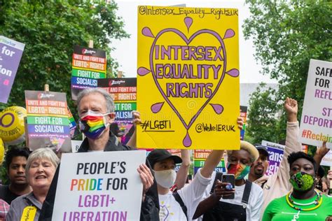 Reclaim Pride Thousands Of Lgbtq Activists Take To Streets Of London