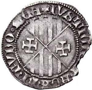 Coin Carlini Ferdinand I Of Aragon No Date Italian States Naples