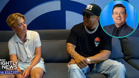 Carson Daly S Lookalike 14 Year Old Son Jackson Interviews Ll Cool J In Just Like Dad Moment