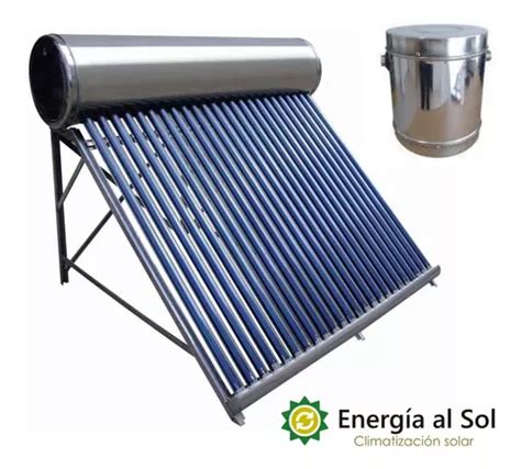 Termotanque Solar 240 Litros 100 Acero Inox Magnesio Tanque