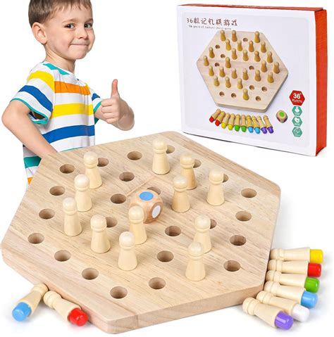 Xinrongda Memory Chess Memory Game Montessori Toy From Years