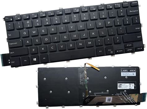 Laptop Replacement US Layout Backlit Keyboard For Dell Inspiron 5480