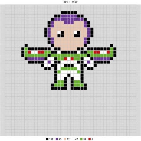 Buzz Lightyear Pixel Art Pixel Art Pattern Pix Art