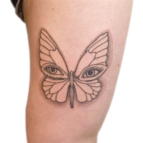 Amazing Designs For Butterfly Tattoos On The Thigh 91tattoos