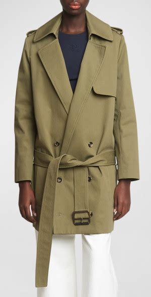 Loewe Belted Double Breasted Trench Coat