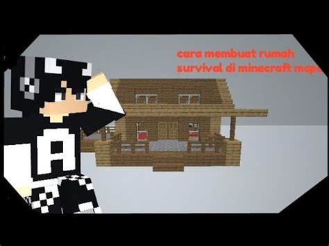 Cara Membuat Rumah Survival Di Minecraft Mcpe Youtube