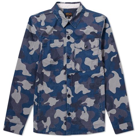Barbour Heritage Camo Heavy Overshirt Jacket Barbour