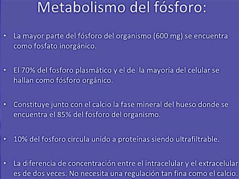 Metabolismo Del Fosforo PPT