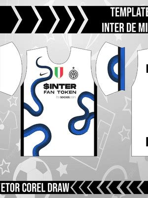 Template Camisa Futebol Inter Milan Arte Vetor Compre Produtos