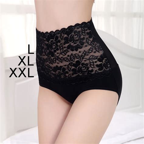 Buy 3pcs Lot Hotsale Xxl High Waist Panties Large