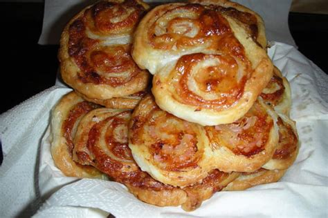 Palmiers au jambon moutarde et gruyère la recette facile