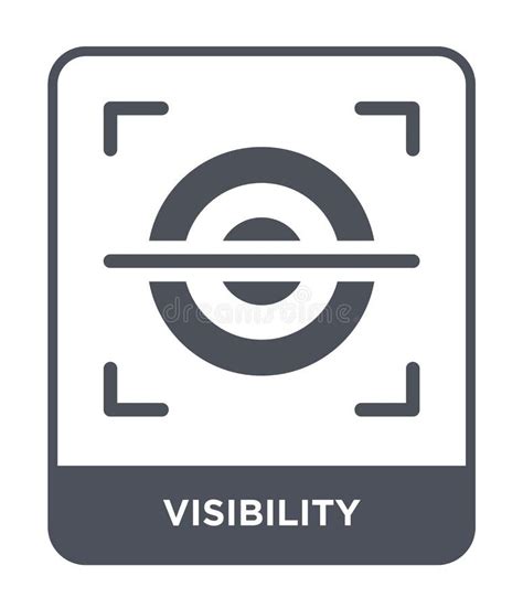 Visibility Icon In Trendy Design Style Visibility Icon Isolated On