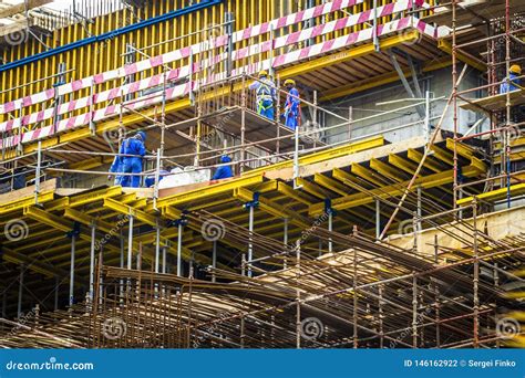 Construcci n del edificio fotografía editorial Imagen de casa 146162922