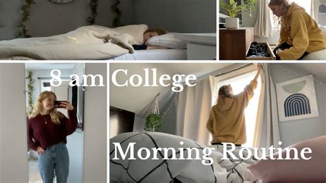 8am College Morning Routine Youtube