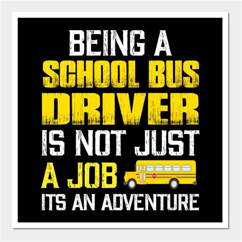 School bus driver quotes shirts funny school bus driver wall and art ...